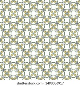Seamless vector pattern. Background texture in geometric ornamental style.