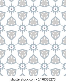 Seamless vector pattern. Background texture in geometric ornamental style.