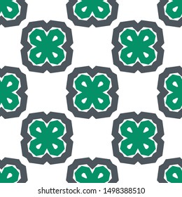 Seamless vector pattern. Background texture in geometric ornamental style.