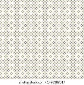 Seamless vector pattern. Background texture in geometric ornamental style.