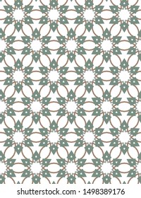 Seamless vector pattern. Background texture in geometric ornamental style.