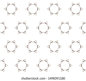 Seamless vector pattern. Background texture in geometric ornamental style.