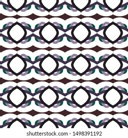 Seamless vector pattern. Background texture in geometric ornamental style.