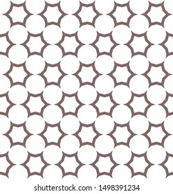 Seamless vector pattern. Background texture in geometric ornamental style.