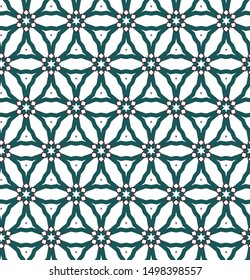 Seamless vector pattern. Background texture in geometric ornamental style.