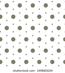 Seamless vector pattern. Background texture in geometric ornamental style.