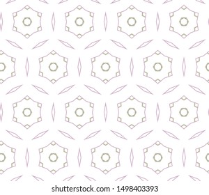 Seamless vector pattern. Background texture in geometric ornamental style.