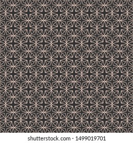 Seamless vector pattern. Background texture in geometric ornamental style.