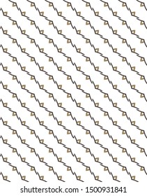 Seamless vector pattern. Background texture in geometric ornamental style.