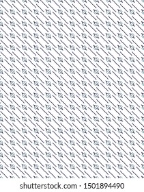 Seamless vector pattern. Background texture in geometric ornamental style.