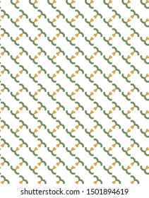 Seamless vector pattern. Background texture in geometric ornamental style.
