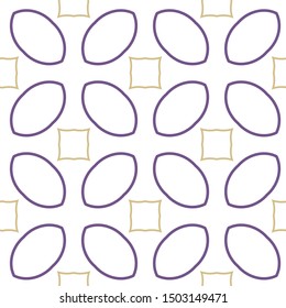 Seamless vector pattern. Background texture in geometric ornamental style.
