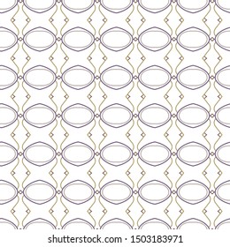 Seamless vector pattern. Background texture in geometric ornamental style.