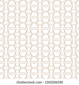 Seamless vector pattern. Background texture in geometric ornamental style.