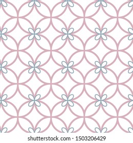Seamless vector pattern. Background texture in geometric ornamental style.