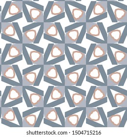 Seamless vector pattern. Background texture in geometric ornamental style.