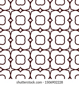 Seamless vector pattern. Background texture in geometric ornamental style.