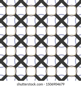 Seamless vector pattern. Background texture in geometric ornamental style.