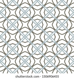 Seamless vector pattern. Background texture in geometric ornamental style.