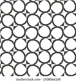 Seamless vector pattern. Background texture in geometric ornamental style.