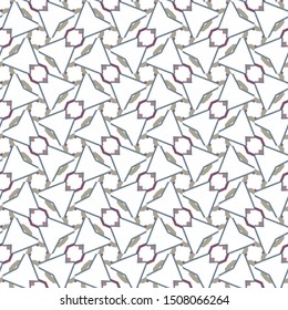 Seamless vector pattern. Background texture in geometric ornamental style.