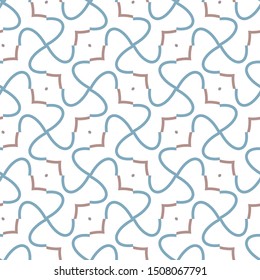 Seamless vector pattern. Background texture in geometric ornamental style.