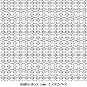 Seamless vector pattern. Background texture in geometric ornamental style.