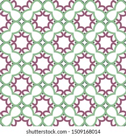 Seamless vector pattern. Background texture in geometric ornamental style.