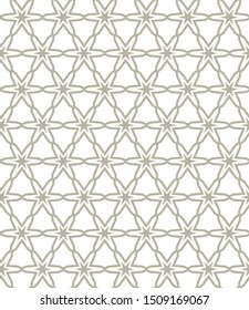 Seamless vector pattern. Background texture in geometric ornamental style.