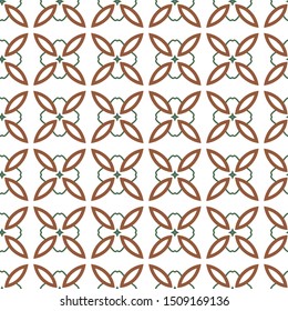 Seamless vector pattern. Background texture in geometric ornamental style.