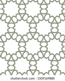 Seamless vector pattern. Background texture in geometric ornamental style.