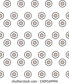 Seamless vector pattern. Background texture in geometric ornamental style.