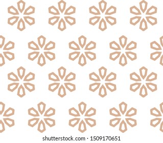 Seamless vector pattern. Background texture in geometric ornamental style.