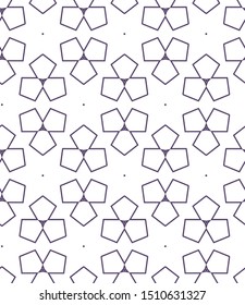 Seamless vector pattern. Background texture in geometric ornamental style.