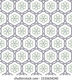 Seamless vector pattern. Background texture in geometric ornamental style.