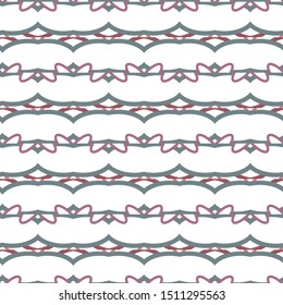 Seamless vector pattern. Background texture in geometric ornamental style.