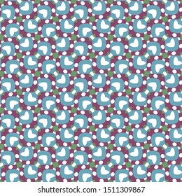 Seamless vector pattern. Background texture in geometric ornamental style.