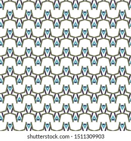 Seamless vector pattern. Background texture in geometric ornamental style.