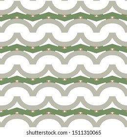 Seamless vector pattern. Background texture in geometric ornamental style.