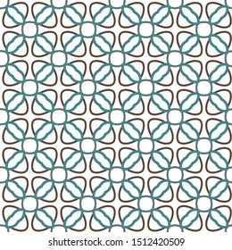 Seamless vector pattern. Background texture in geometric ornamental style.