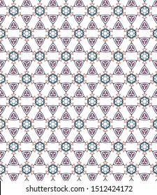 Seamless vector pattern. Background texture in geometric ornamental style.