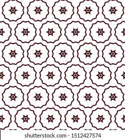 Seamless vector pattern. Background texture in geometric ornamental style.