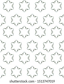 Seamless vector pattern. Background texture in geometric ornamental style.