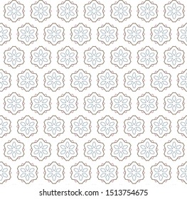 Seamless vector pattern. Background texture in geometric ornamental style.