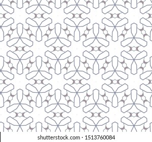 Seamless vector pattern. Background texture in geometric ornamental style.
