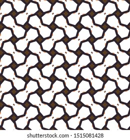 Seamless vector pattern. Background texture in geometric ornamental style.