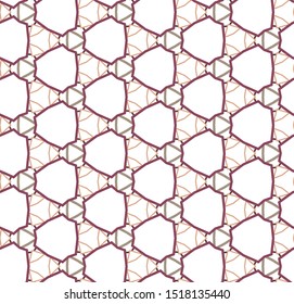 Seamless vector pattern. Background texture in geometric ornamental style.