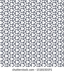 Seamless vector pattern. Background texture in geometric ornamental style.