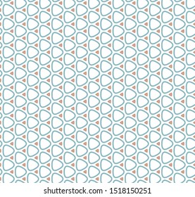 Seamless vector pattern. Background texture in geometric ornamental style.