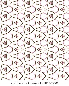 Seamless vector pattern. Background texture in geometric ornamental style.